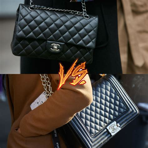 chanel flap vs boy|chanel flap 2.55.